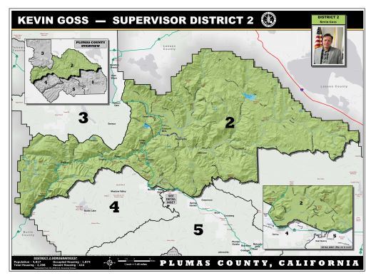 plumas county district two map