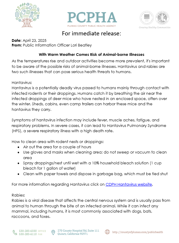 PSA Hantavirus Rabies English pg 1